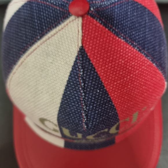 Red, Blue and White Gucci Hat Small (57) - Picture 3 of 7